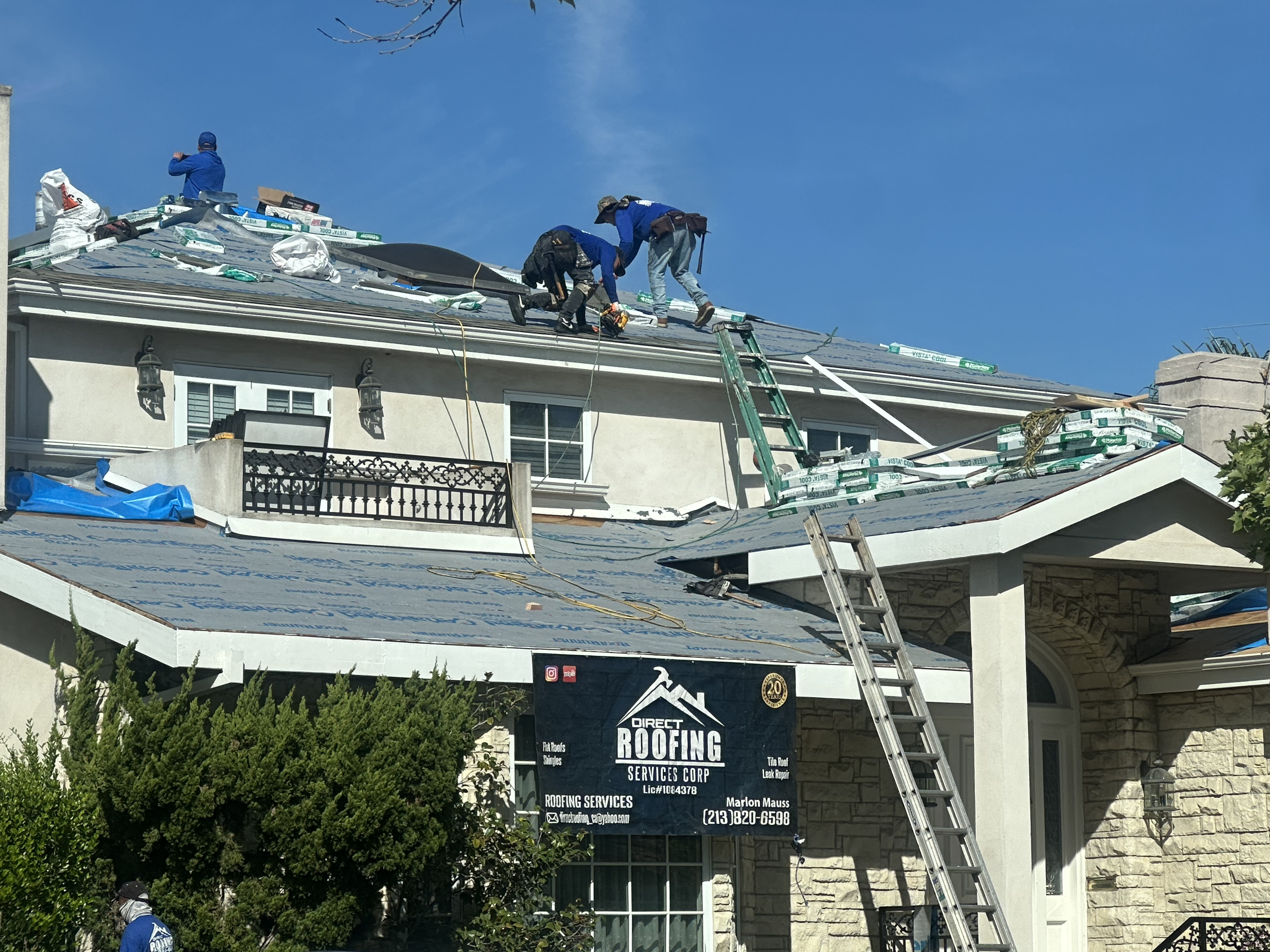 Recent Direct Roofing project in Los Angeles